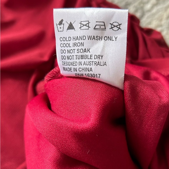 Princess Polly 6 Tara Mini Dress Red Ruched Y2K Spaghetti Strap Mini Bodycon - Picture 11 of 11